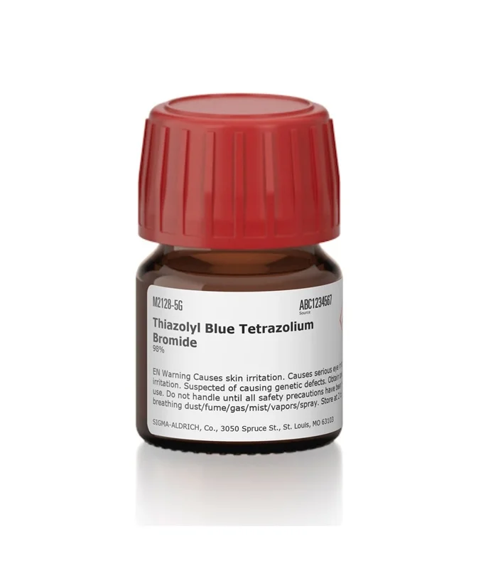 پودر MTT (رنگ تترازولیوم) برای بررسی تاثیر داروها و مواد بر سلول ها