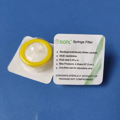 فیلتر سرسرنگی (Syringe Filter) 0.45μm میکرون MCE جت بایوفیل